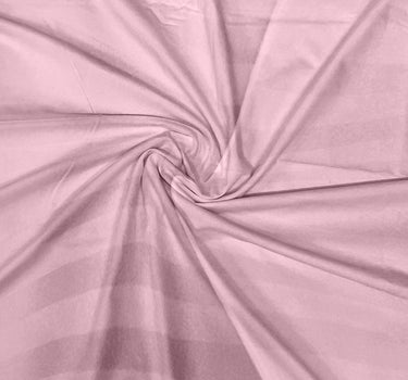 Simple Living - 210TC Satin Stripe Bedsheet Set(Pink)