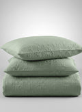 Sensation - Quilted King Bedcover Set with 2 Pillow Covers(Sage Green) thumbnail 3