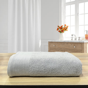 Revive- Pure Cotton Towel for Bath - 500GSM - Fluffy & Soft - Super Absorbent - 1pc Bath Towel (90cm x 180cm) - XXL Size