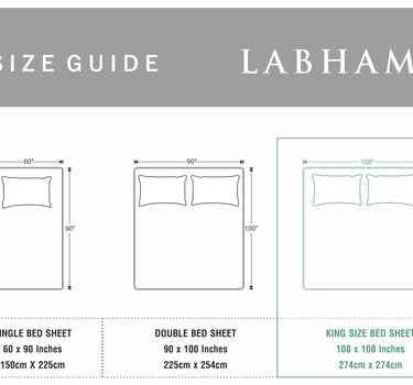 300TC Percale Cotton King Bedsheet -Kadambari